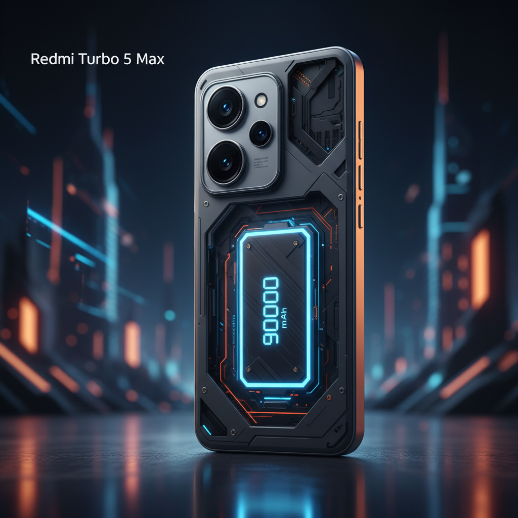 Xiaomi Redmi Turbo 5 Max: 9,000mAh Battery King