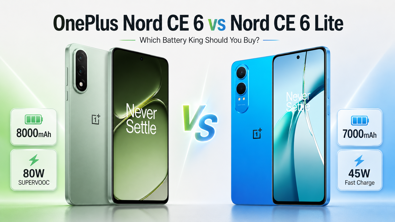 One Plus Nord CE vs Nord CE 6 Lite