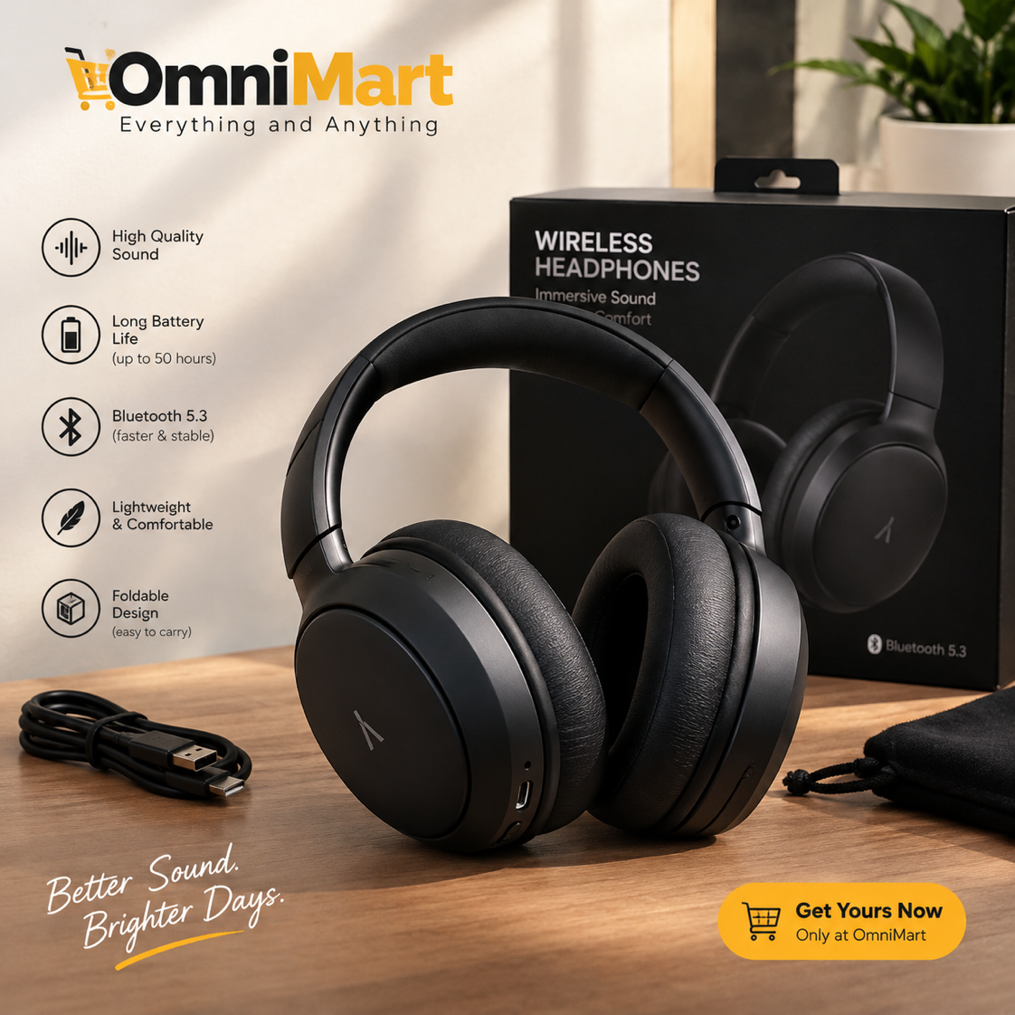 Wireless headphones